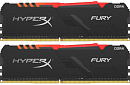 Память оперативная Kingston 16GB 3200MHz DDR4 CL16 DIMM (Kit of 2) HyperX FURY RGB