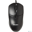 Мышь Sven RX-112 USB чёрная (2+1кл. 1000DPI, кор)