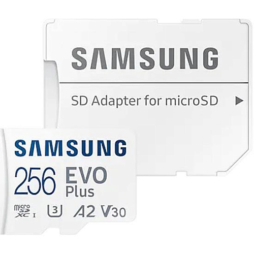 Карта памяти MICRO SDXC EVO+ 256GB V30 W/A MB-MC256KA/KR SAMSUNG