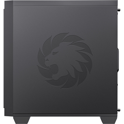 Компьютерный корпус, без блока питания mATX/ Gamemax M61 mATX case, black, w/o PSU, w/1xUSB3.0+1xType-C, w/1x12cm rear fan