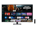 Монитор Samsung 43" Smart display M7 M70D S43DM700UI (VA 32:9 3840x2160x60Hz 4ms 300cd 5000:1 178/178 1,07B HDMI x2; USB-C (65 Вт) USB2.0x2 SmartServ(