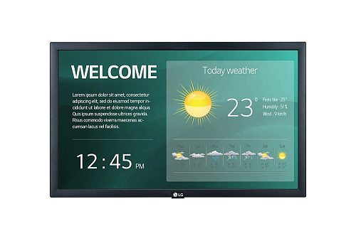 LED панель LG [22SM3G-B] 1920х1080,1000:1,250кд/м2,webOS 2.0