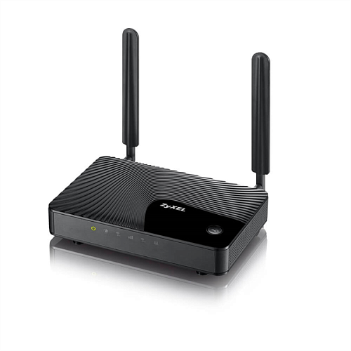 LTE Cat.4 Wi-Fi маршрутизатор Zyxel LTE3301-M209 (вставляется мини сим-карта), 802.11n (2,4 ГГц) до 300 Мбит/сек, 4xLAN FE, 2 внешние съемные LTE анте
