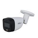 DAHUA DH-HAC-HFW1500CMP-IL-A-0280B-S2 Уличная цилиндрическая HDCVI-видеокамера с интеллектуальной двойной подсветкой 5Мп, объектив 2.8мм, ИК 20м, LED