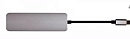 ORIENT Кабель-адаптер C099, USB3.1 Type-C (DisplayPort Alt mode) -> HDMI+USB3.0+CardReader 3.0, 4K@30Hz/ 1080p@60Hz, 0.15 метра, черный (31332)
