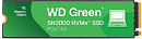 Твердотельный накопитель Western Digital Green SN3000 SSD M2.2280 PCIe 4.0 500Gb, 5000MBs, TBW 100, WDS500G4G0E, 1 year
