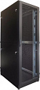 Шкаф серверный ЦМО (ШТК-М-42.8.12-48АА-9005) напольный 42U 800x1200мм пер.дв.перфор. задн.дв.перфор.2-хст. направл.под закл.гайки 1200кг черный 1055мм