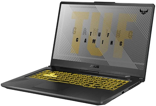 Ноутбук ASUS TUF Gaming A17 FX706II-H7144T AMD Ryzen 7 4800H/16Gb/1TB SSD/17.3"FHD IPS 120Hz (1920x1080)AG/ GeForce GTX1650Ti 4Gb/WiFi/BT/Cam/Illum RGB KB/Wi