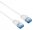 Патч-корд Hama Slim-Flexible UTP 4 пары cat6 0.75м белый RJ-45 (m)-RJ-45 (m)