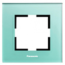 Рамка Panasonic Karre Plus WKTF08013GG-RU декоративная 1x стекло зеленый (упак.:1шт)