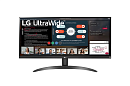 LG 29" 29WP500-B IPS LED, 2560x1080, 5ms, 178°/178°, 350cd/m2, Mega DCR, 2*HDMI, 75Hz, HDR10, AMD FreeSync, Tilt, VESA, Black