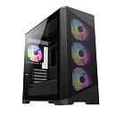Корпус GameMax Destroyer MB без БП(ATX,Черн.,USB3.0, Зак.стек., 4*120мм. FRGB , пыл.фильтр)