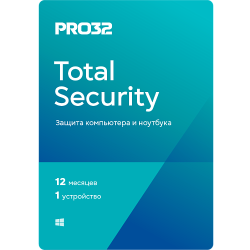PRO32 Total Security – лицензия на 1 год на 3 устройства
