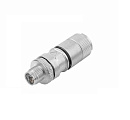 Разъем M12 X-coded "папа" (8-конт.), с обжимом, 24-26 AWG, защита IP67