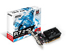 Видеокарта PCIE16 R7 240 2GB GDDR3 R7 240 2GD3 64B LP MSI
