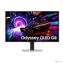 LCD Samsung 31.5" S32FG812SI silver {OLED 3840x2160 240Hz 260cd HDMI DisplayPort USB HAS Pivot Ex}