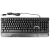 Гарнизон Клавиатура игровая GK-350L, USB, черный, RGB-подсветка и подставка под запястья, 104 клавиши, кабель 1.5 м