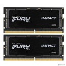 Модуль памяти SO-DIMM DDR5 32Gb (2x16Gb) PC48000 6000Mhz Kingston Fury Impact (KF560S38IBK2-32)