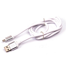 Harper Силиконовый Кабель для зарядки и синхронизации USB - microUSB, SCH-330 white (1м, способны заряжать устройства до 2х ампер)