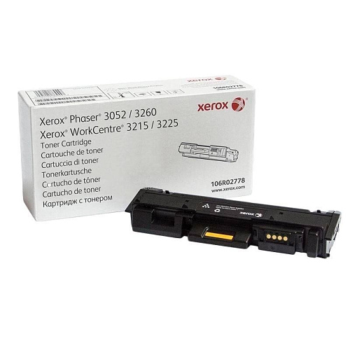 XEROX 106R02778 Тонер-картридж для Phaser 3052/3260/ WC 3215/3225 3K, черный