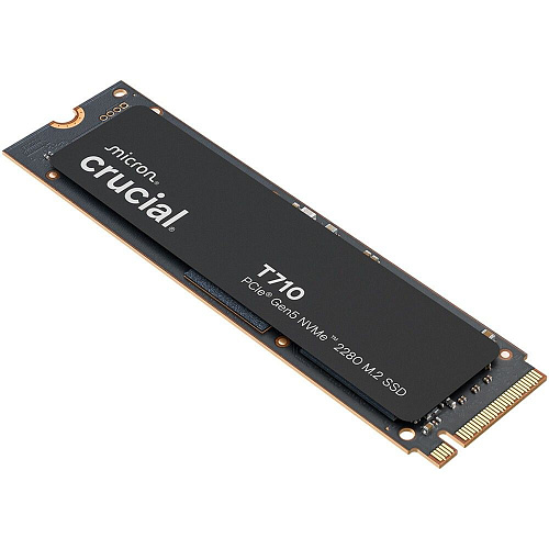 Твердотельный накопитель SSD Crucial T710 2TB PCIe Gen5 NVMe® 2280 M.2 SSD CT2000T710SSD8