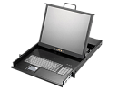 Консоль для стойки 19" AMK801-17UBRUT, высота 1U, TFT LCD 17", 1280x1024, 1 x USB, русифицированная клавиатура, тачпад, сенсорный экран, 90 ~ 264В AC