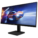 HP X34 Gaming 34 Monitor 3440x1440 UWQHD, IPS, 21:9, 400 cd/m2, 1000:1, 1ms, 178°/178°, DP, HDMI, AMD FreeSync, 165 Hz, height, titl, Black