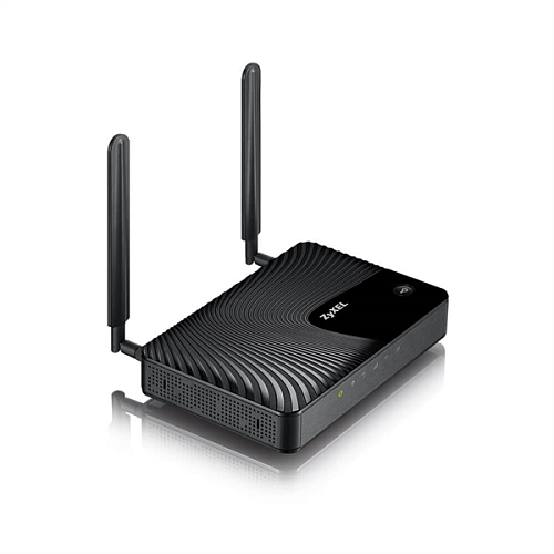 LTE Cat.4 Wi-Fi маршрутизатор Zyxel LTE3301-M209 (вставляется мини сим-карта), 802.11n (2,4 ГГц) до 300 Мбит/сек, 4xLAN FE, 2 внешние съемные LTE анте