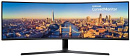 Монитор Samsung 49" C49J890DKI черный VA LED 5ms 32:9 HDMI M/M матовая HAS 3000:1 300cd 178гр/178гр 3840x1080 DisplayPort FHD USB 20.8кг
