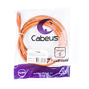 Cabeus PC-UTP-RJ45-Cat.6-2m-OR-LSZH Патч-корд U/UTP, категория 6, 2xRJ45/8p8c, неэкранированный, оранжевый, LSZH, 2м