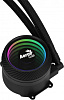 Система водяного охлаждения Aerocool Mirage L360 ARGB Soc-AM5/AM4/1151/1200/2066/1700 черный 4-pin 20-27dB Al+Cu 550W 1350gr Ret (MIRAGE L360 BK)