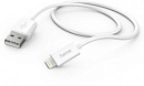 Кабель Hama 00183298 Lightning USB 2.0 (m) 1м белый
