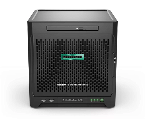 сервер hpe proliant microserver gen10 x3418 nhp umtower/opteron4c 1.8ghz(2mb)/1x8gbu1d_2400/marvell88se9230(sata/zm/raid 0/1/10)/nohdd(4)lff/2xpci3.0/nodvd/2x1gb