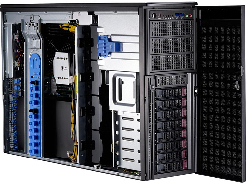 Серверная платформа SUPERMICRO SuperWorkstation SYS-7049GP-TRT (X11DPG-QT, CSE-747BTS-R2K20BP) (LGA 3647, 16xDDR4 Up to 4TB ECC 3DS LRDIMM, 8x3.5"