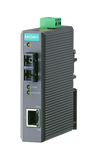 Медиаконвертер Ethernet 10/100BaseTX в 100BaseFX (многомодовое оптоволокно) в пластиковом корпусе