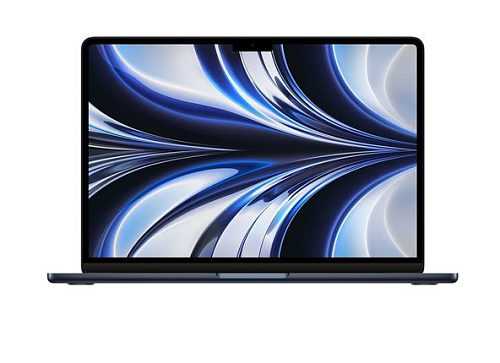 apple 13-inch macbook air: apple m2 chip with 8-c cpu and 8-c gpu, 8gb, 256gb - midnight