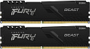 Память оперативная Kingston 32GB 3000MHz DDR4 CL15 DIMM (Kit of 2) 1Gx8 FURY Beast Black