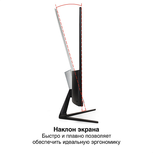 Монитор безрамочный 24.5" ExeGate SmartView EH1500 (IPS LED Grade A+, FHD, 1920x1080@75Гц, 16:9, 250cd/m2, 1000:1, 178°/178°, 5ms, D-Sub, HDMI, Flicke