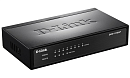 Коммутатор D-Link Неуправляемый PoE-коммутатор, 8x100Base-TX (4x100Base-TX PoE), PoE-бюджет 52 Вт, корпус металл
