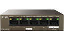 Коммутатор PoE TEG1105PD, отличающийся низкой стоимостью, высокой производительностью и функцией Plug & Play, представляет собой одновременно PSE и
