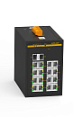 Управляемый коммутатор c 2 слотами 100/1000Base-X SFP , 16 портами 10/100/1000Base-T(X) (разъем RJ45), один вход питания 110-240 В перем. или 110-22