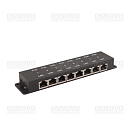 Пассивный PoE-инжектор OSNOVO Midspan-8/P Пассивный PoE-инжектор Fast Ethernet на 8 портов. Предназначен для питания оконечных сетевых устройств. Напр