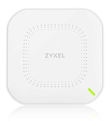 Гибридная точка доступа Zyxel NebulaFlex NWA50AX, WiFi 6, 802.11a/b/g/n/ac/ax (2,4 и 5 ГГц), MU-MIMO, антенны 2x2, до 575+1200 Мбит/с, 1xLAN GE, PoE,