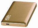 Внешний корпус для HDD AgeStar 31UB2A16C SATA алюминий золотистый 2.5"