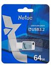 Netac USB Drive 64GB UA31 USB3.2 [NT03UA31N-064G-32BL]
