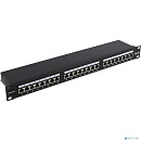 Exegate EX281083RUS Патч-панель FTP 19" 24 port кат.5e ExeGate разъём KRONE&110 (dual IDC), 1U, RoHS, цвет черный