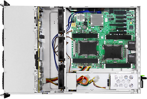 Серверная платформа AIC Серверная платформа/ SB401-VG, 4U, 2xLGA-3647, 24-bay storage server, 1x 24-port 12G SAS EOB backplane, 1200W platinum redundant power supply, 2x 7mm