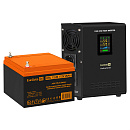 Комплект ИБП EX295996RUS + батарея 26Aч EX285663RUS 1шт (инвертор, синус, для котла, настенный) ExeGate FineSine SX-800.LCD.AVR.2SH <800VA/500W, чиста
