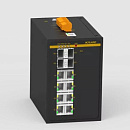 Управляемый коммутатор c 4 слотами 100Base-X SFP, 8 портами 10/100Base-T(X) (разъем RJ45), один вход питания 110-240 В перем. или 110-220 В пост.