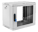 Шкаф коммутационный ЦМО (ШРН-12.350) настенный 12U 600x359мм пер.дв.стекл 200кг серый 300мм 14кг 180град. 612мм металл